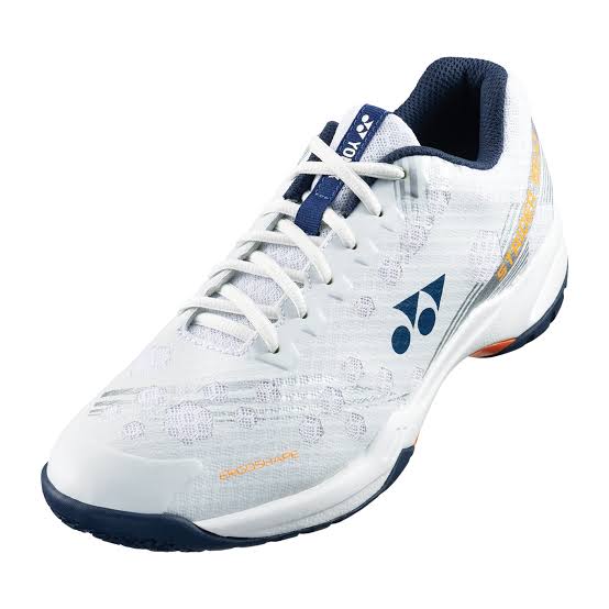 Yonex Power Cushion Strider Beat Badminton Shoes White/ Orange Unisex