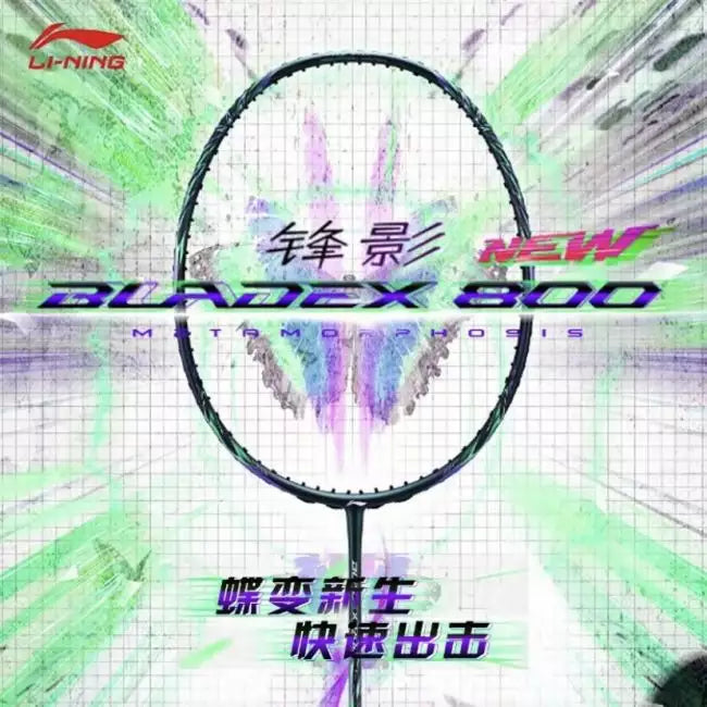 Li-Ning BladeX 800 Badminton Racquet 4UG5 Dark Green – TP-Sports