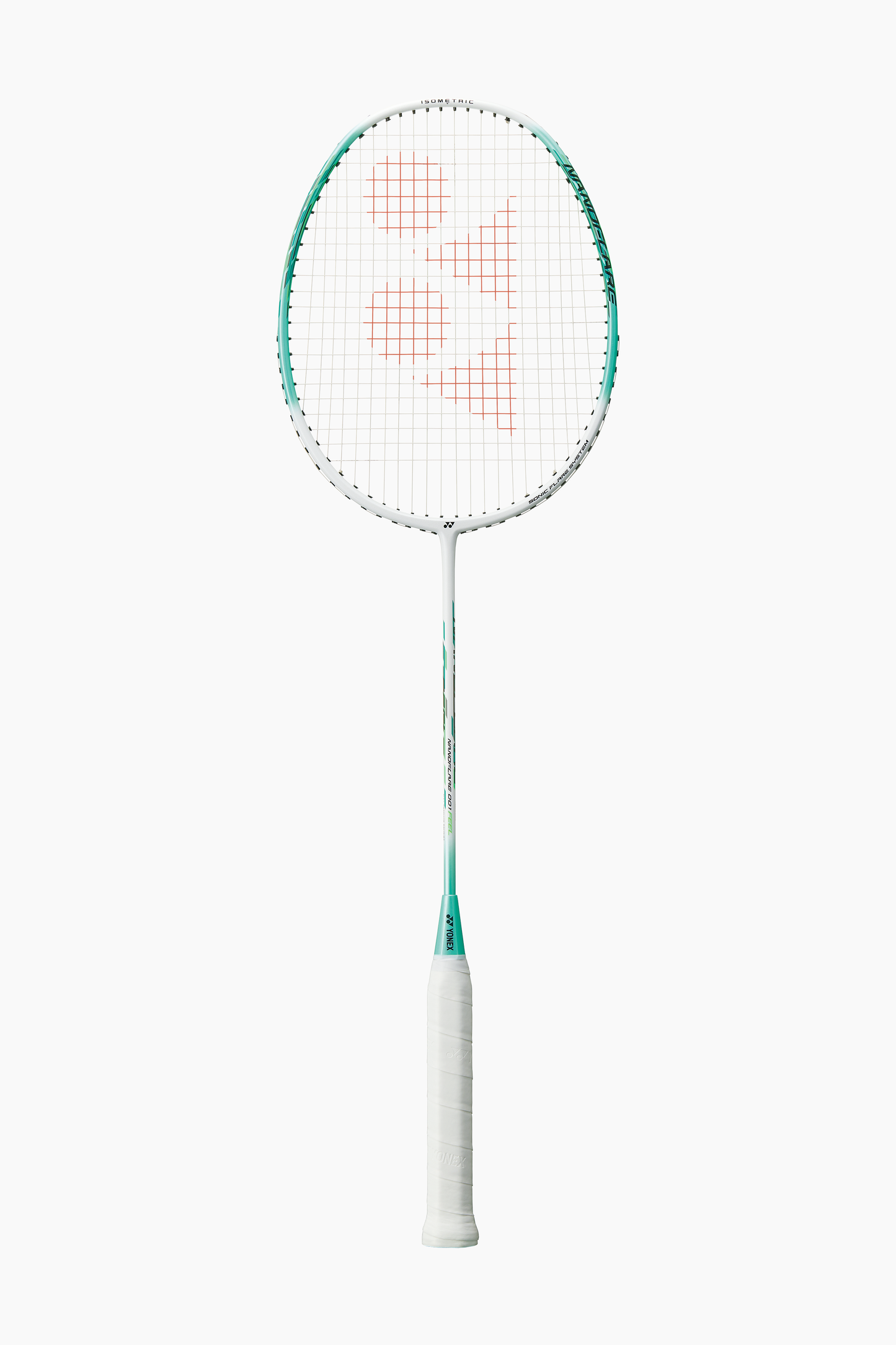 Yonex Nanoflare 001 Feel 5U5 Badminton Racquet White/Mint- Strung