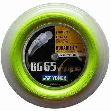 Yonex BG 65Titanium Badminton String 200M