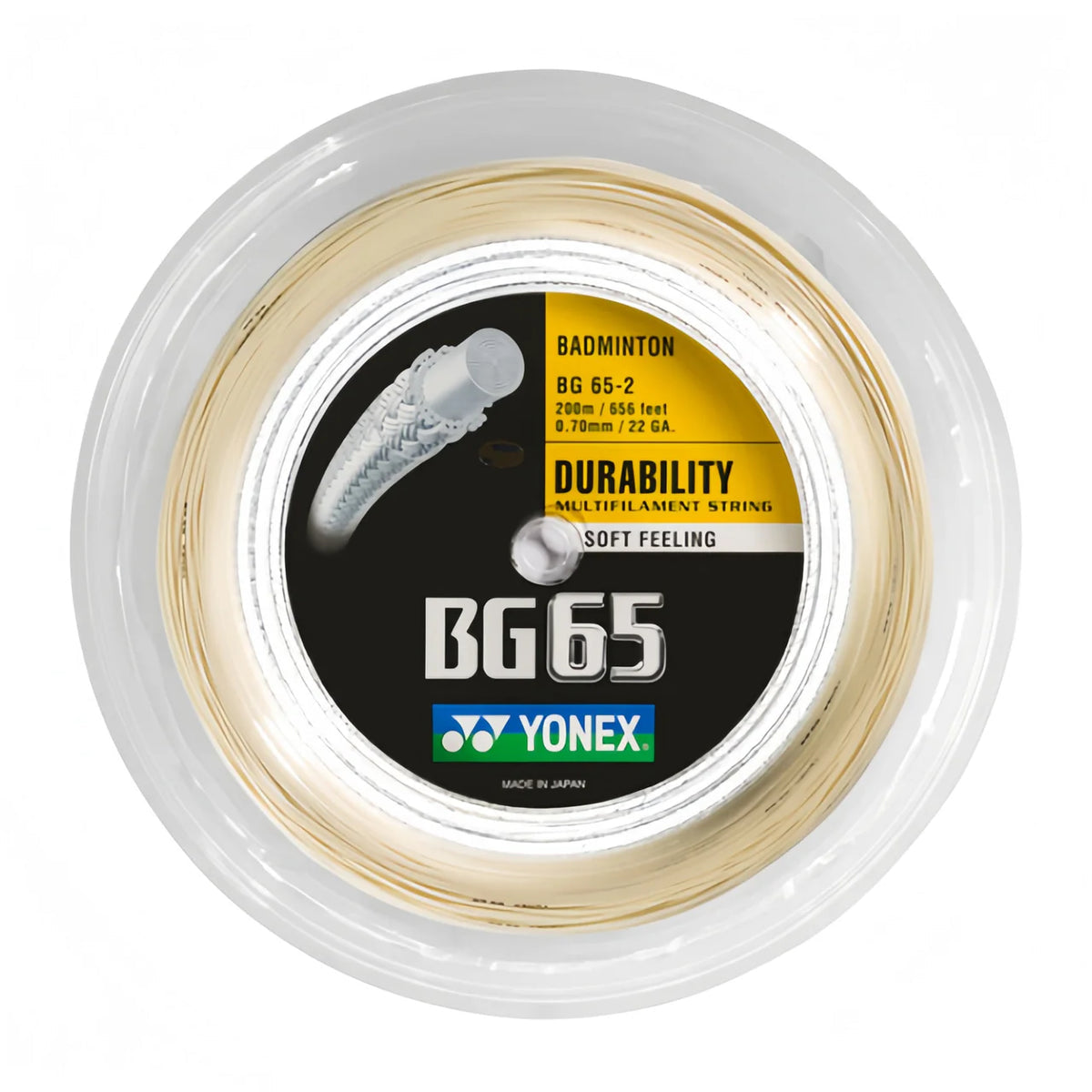 Yonex BG 65 Badminton String 200M