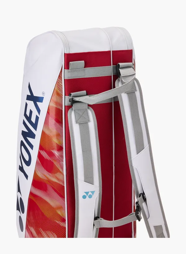 Yonex Expert Badminton/ Tennis Racquet Bag (6pcs) BA02626EX (White)