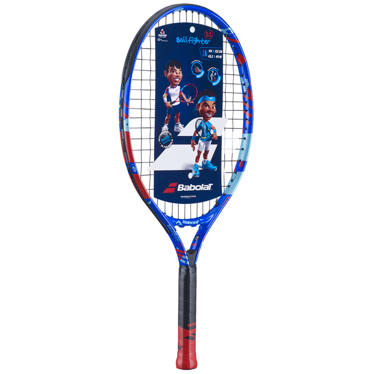 Babolat Ballfighter 21" Junior Tennis Racquet - Blue/Orange (Ready to Go)