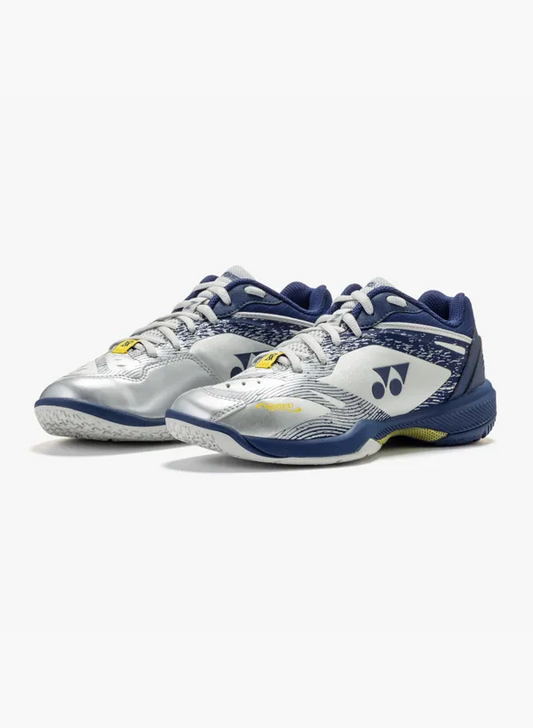 (Pre-Order) Yonex Power Cushion 65Z VA Badminton Shoes (Silver/ Navy) WOMEN'S