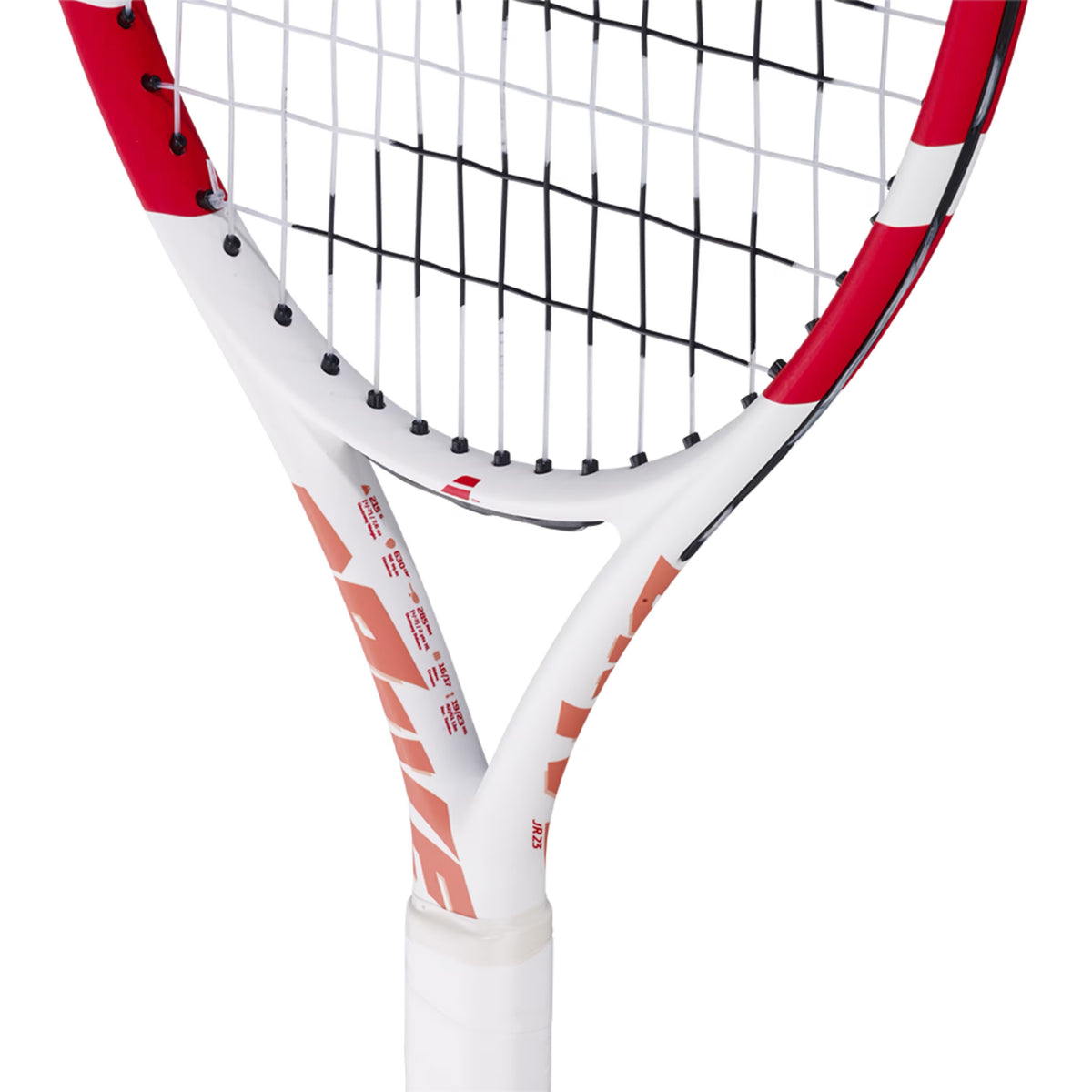Babolat Drive JR23" Tennis Racquet 2025 White/Red (Ready to Go)