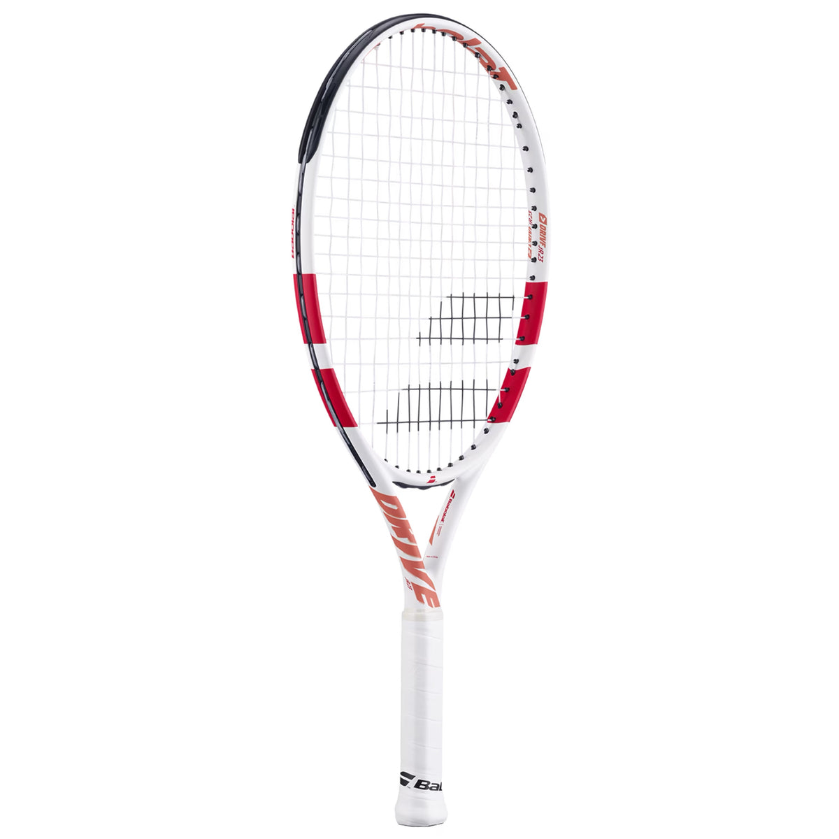 Babolat Drive JR23" Tennis Racquet 2025 White/Red (Ready to Go)