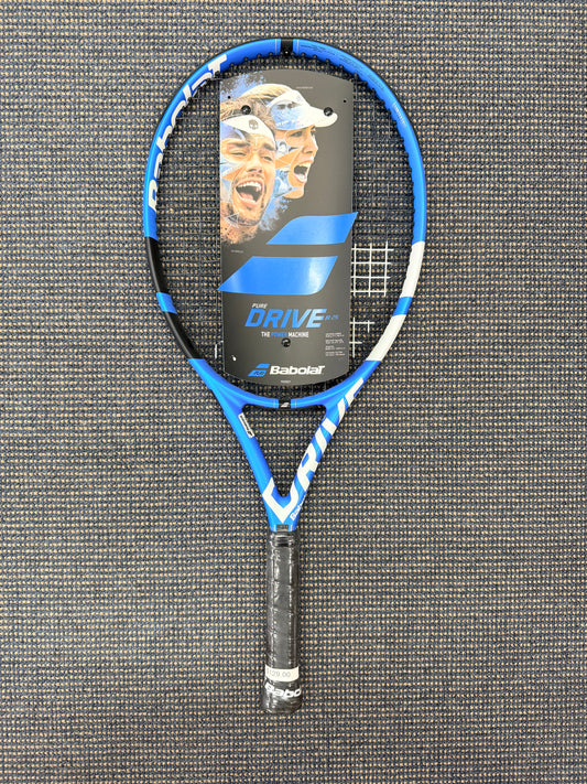 BABOLAT PURE DRIVE JUNIOR 25 BLUE STRUNG
