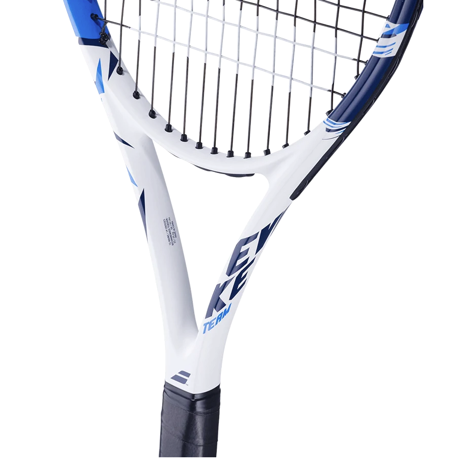 Babolat Evoke Team Tennis Racquet- White/Blue (Ready to Go)