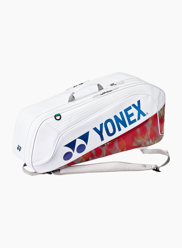Yonex Expert Badminton/ Tennis Racquet Bag (6pcs) BA02626EX (White)