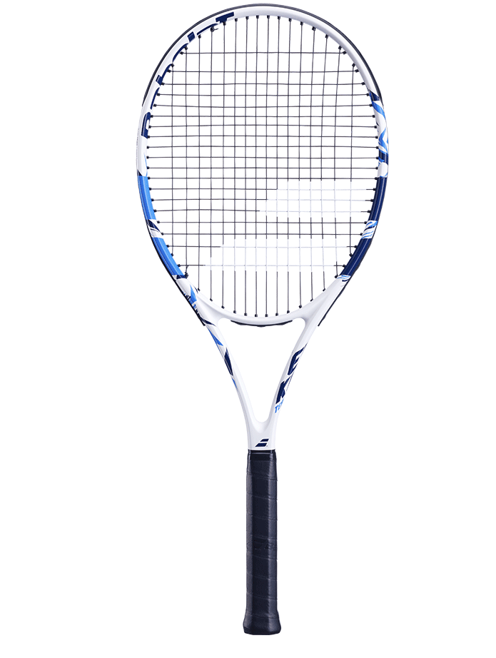 Babolat Evoke Team Tennis Racquet- White/Blue (Ready to Go)