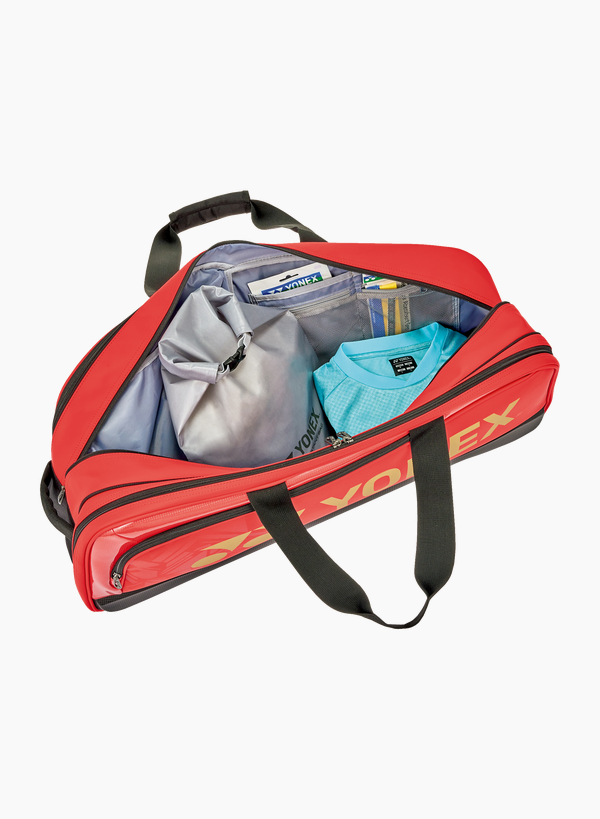 Yonex 2025 Expect Tournament Bag (6pcs) BA02531WEX Red/Black