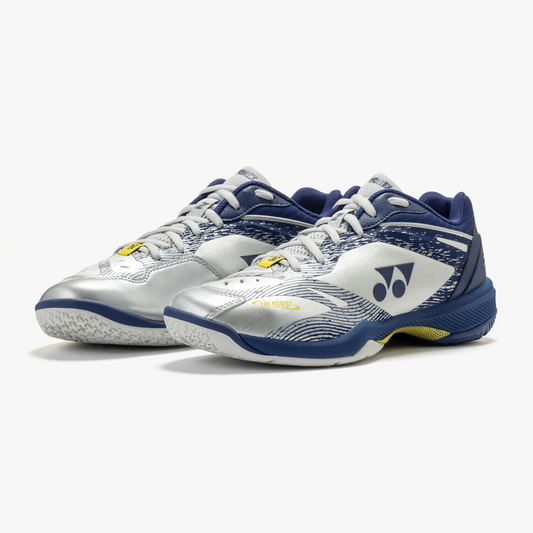 (Pre-Order) Yonex Power Cushion 65Z VA Badminton Shoes (Silver/ Navy) MEN'S