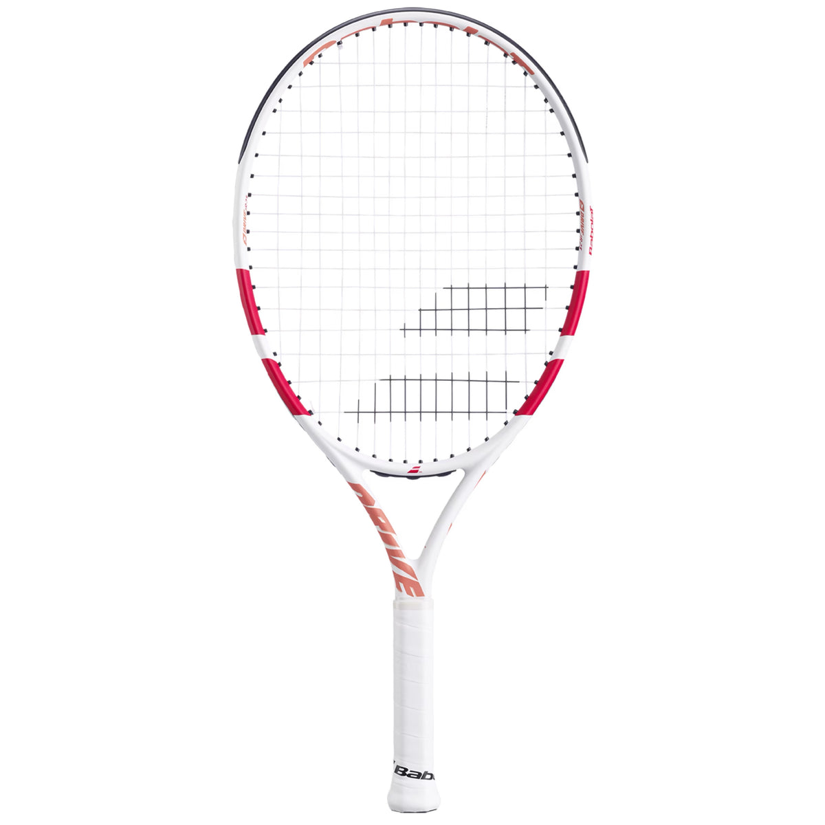 Babolat Drive JR23" Tennis Racquet 2025 White/Red (Ready to Go)