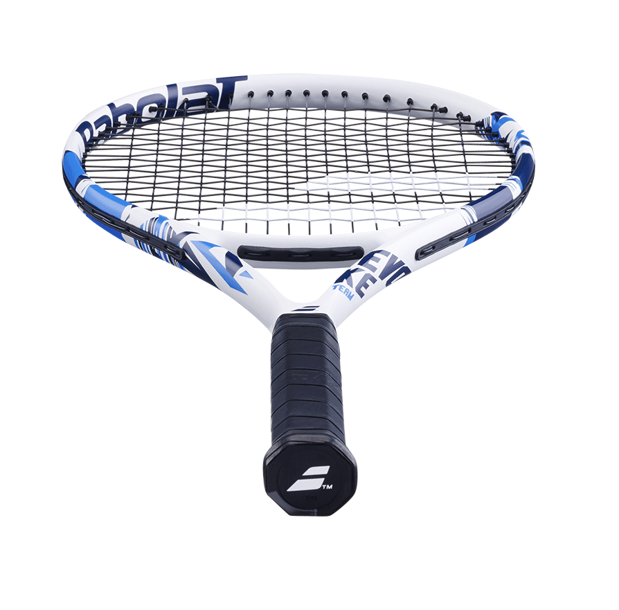 Babolat Evoke Team Tennis Racquet- White/Blue (Ready to Go)