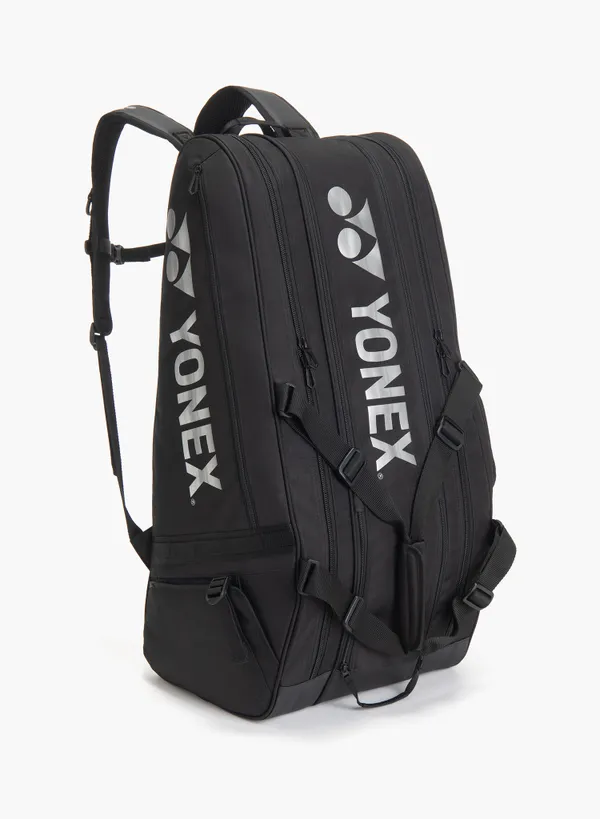 Yonex Gearlogic Racquet Badminton/ Tennis Sports Bag (9pcs) BA72629EX (Black)