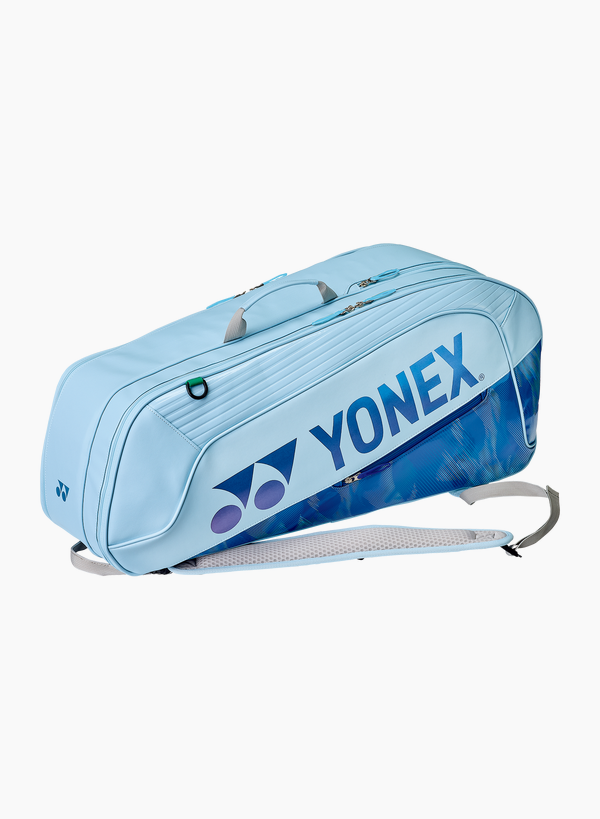 Yonex Expert Badminton/ Tennis Racquet Bag (6pcs) BA02626EX (Sky Blue)