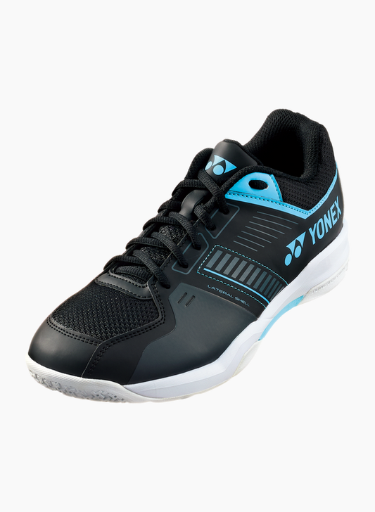 Yonex Power Cushion Strider Flow Wide Badminton Shoes Black/ Blue Unisex
