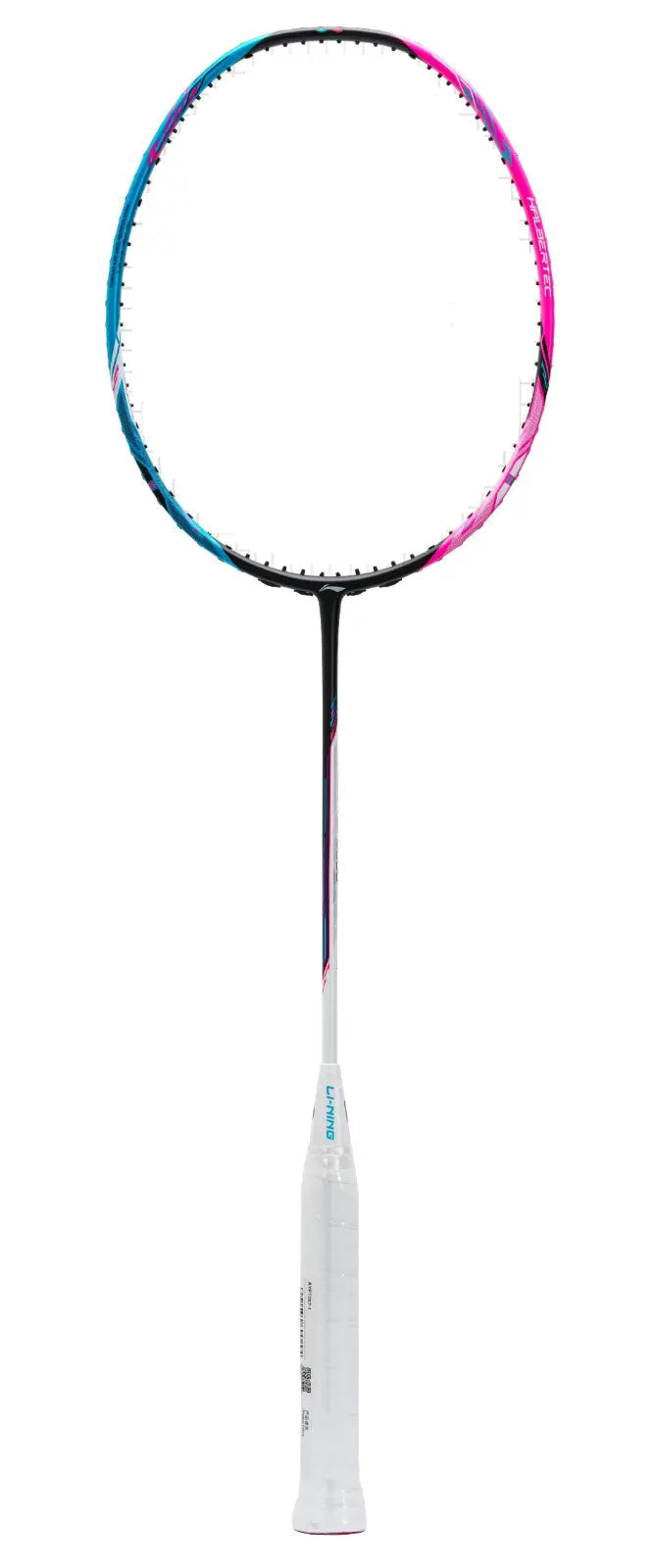 Li-Ning Halbertec 8000 Badminton Racquet Black/Blue/Pink