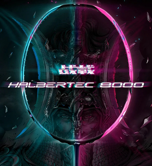 Li-Ning Halbertec 8000 Badminton Racquet Black/Blue/Pink