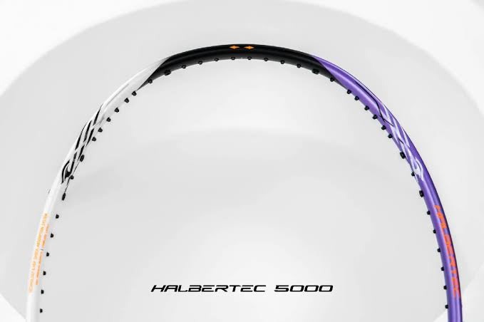 Li-Ning Halbertec 5000 Badminton Racquet 4UG5 White/Purple