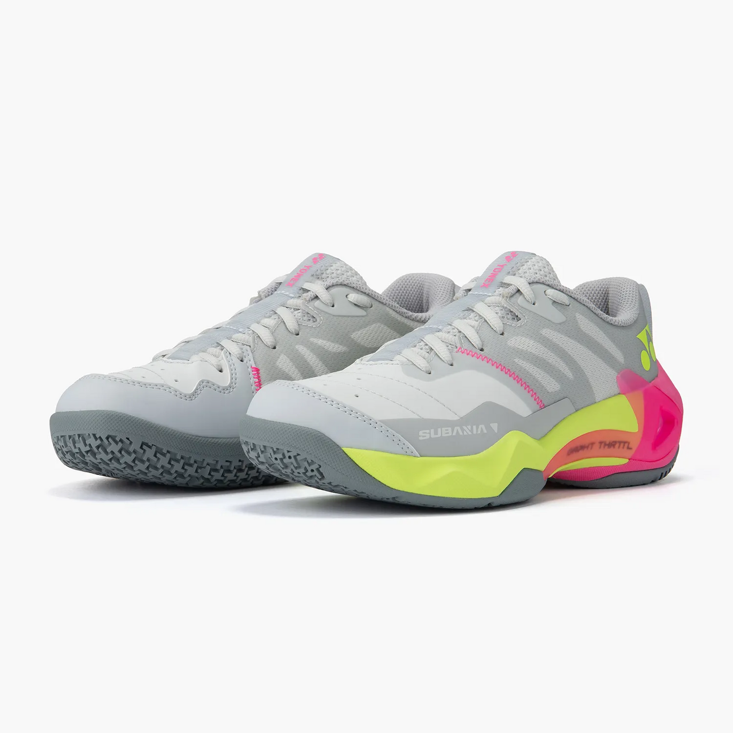 New 2026 Yonex Subaxia GT Women Badminton Shoes Light Gray