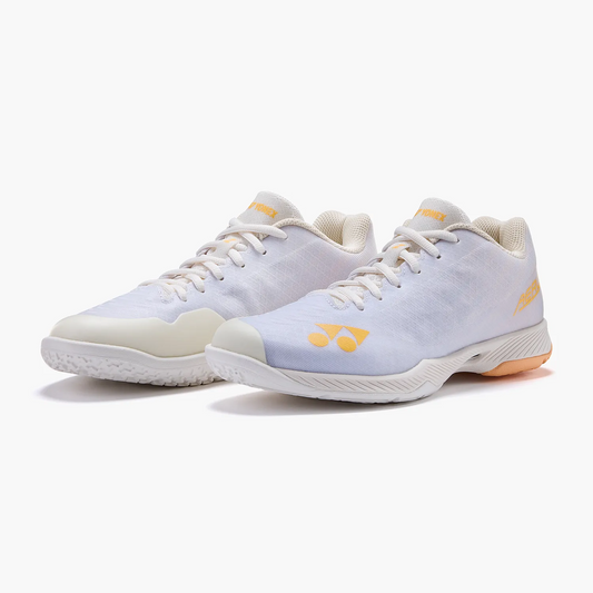 Yonex Power Cushion Aerus Z Women's Badminton Shoes (White/Orange) 2026 Color