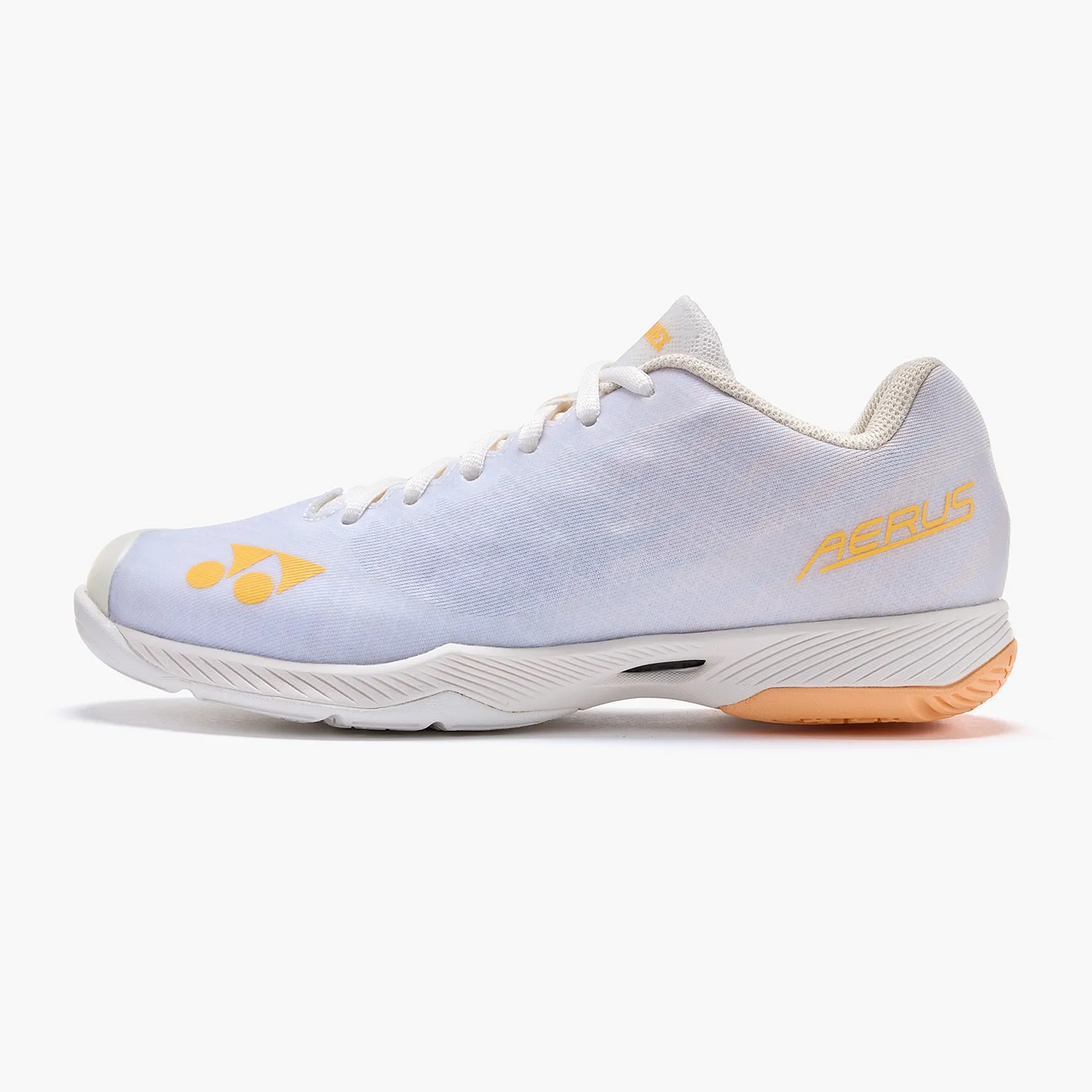 Yonex Power Cushion Aerus Z Women's Badminton Shoes (White/Orange) 2026 Color