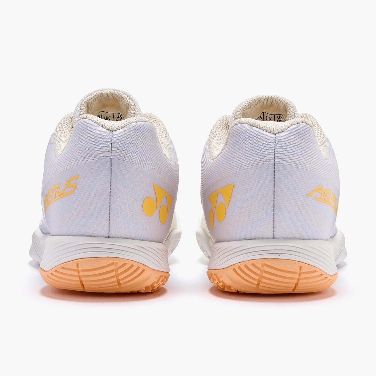 Yonex Power Cushion Aerus Z Women's Badminton Shoes (White/Orange) 2026 Color