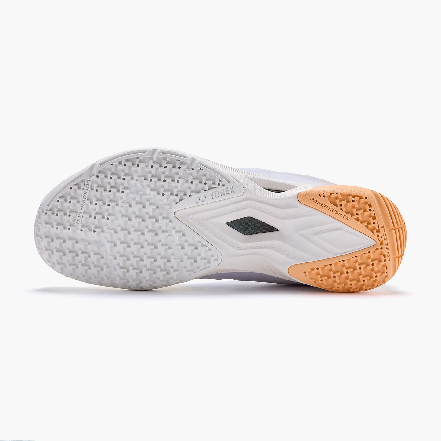 Yonex Power Cushion Aerus Z Women's Badminton Shoes (White/Orange) 2026 Color