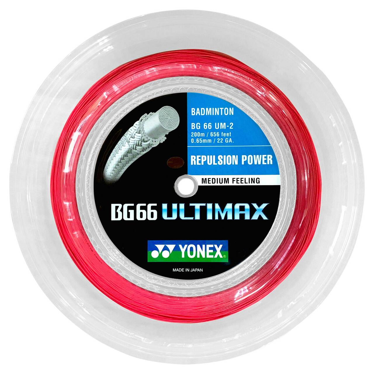 YONEX BG 66 ULTIMAX Badminton String 200M Coil