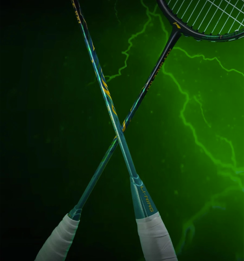 Li Ning Axforxe 100 (Gen 2) Badminton Racquet Storm Green 4UG5