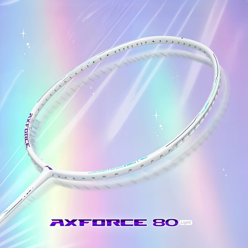 Li Ning Axforce 80 Light Badminton Racquet Preal White/Blue