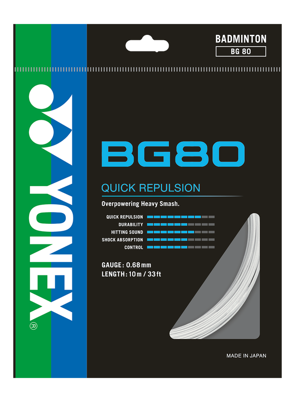 YONEX BG 80 MICRON 200M