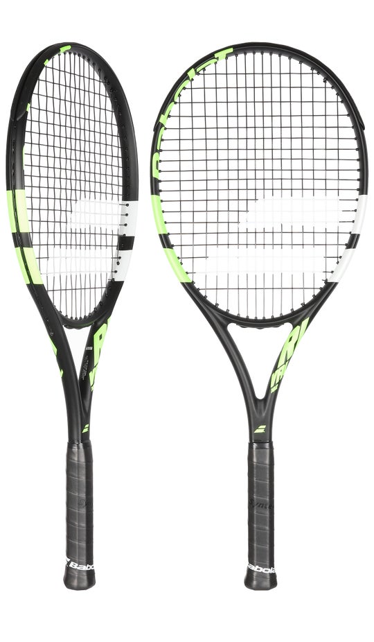 BABOLAT RIVAL 102 STRUNG GRIP 367 BLACK YELLOW WHITE